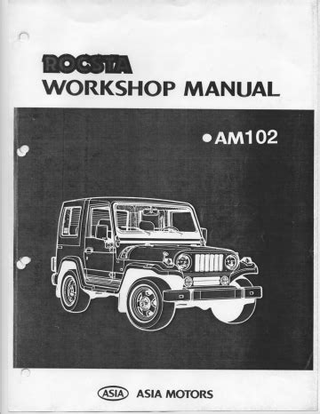 1990 1997 asia rocsta workshop repair service manual. - Suzuki grand vitara service repair manual 1998 1999 2000 2001 2002 2003 2004 2005.