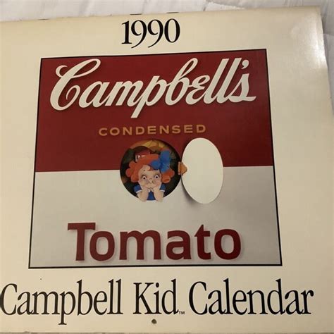 1990 Campbell Soup Kids Calendar Etsy