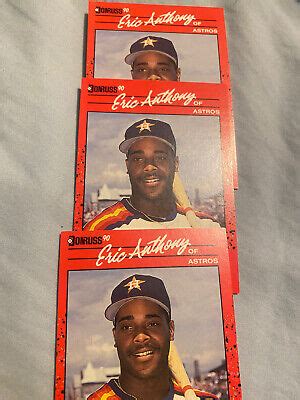 1990 Donruss Rated Rookie Eric Anthony #34 Rookie RC