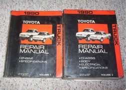 Download 1990 Toyota Pickup Service Repair Manual Software 
