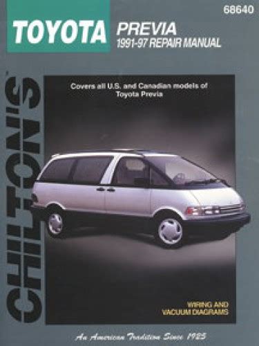 1991 1997 toyota previa service workshop manual. - Voice and laryngeal disorders a problem based clinical guide with voice samples.