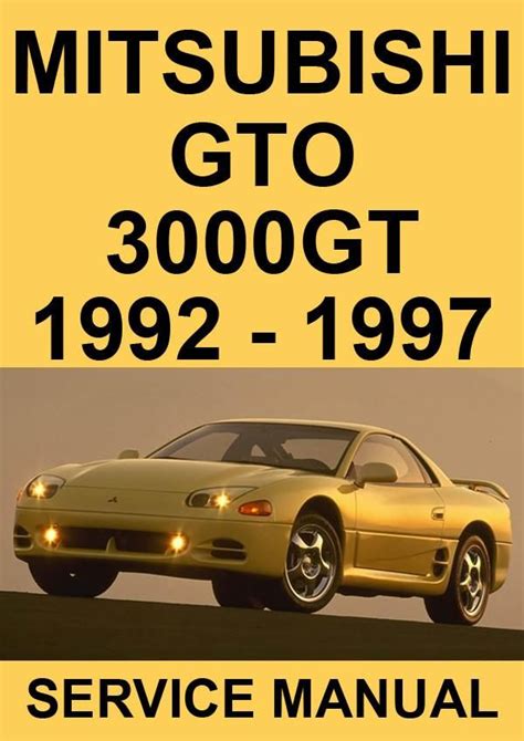 1991 1999 mitsubishi gto 3000gt workshop service manual. - Manual de servicio de un saab 2002.