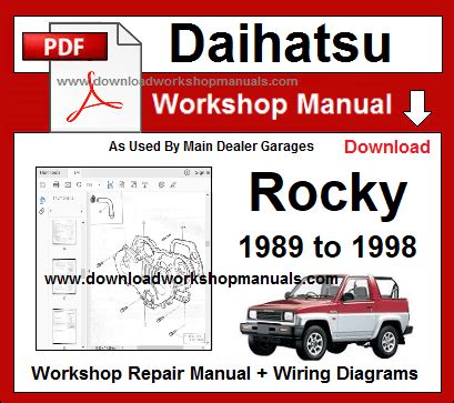 1991 daihatsu rocky service repair manual software. - 1970 72 corvette technical information manual judging guide.