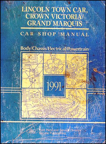 1991 lincoln town car ford crown victoria mercury grand marquis repair shop manual original. - Bmw r 1150 r r1150r service repair shop manual download.