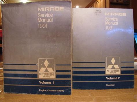 1991 mitsubishi mirage repair shop manual set original. - Service manual tractor inter model 784.