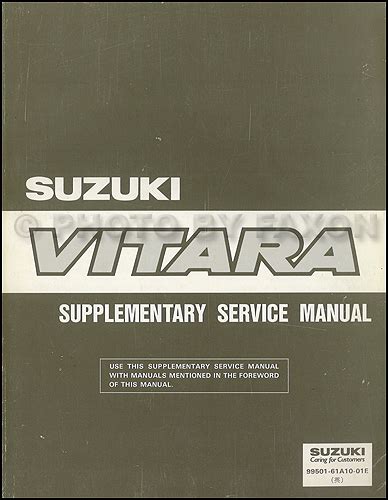 1991 suzuki sidekick service repair manual software. - Megalex. poster. format 42 x 60 cm..