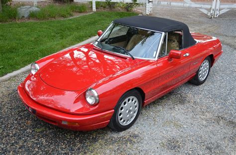 Unveiling the Timeless Beauty: 1991 Alfa Romeo Spider Convertible - A Masterpiece of Italian Craftsmanship