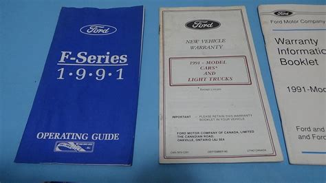 Read 1991 Ford F350 Owners Manual 