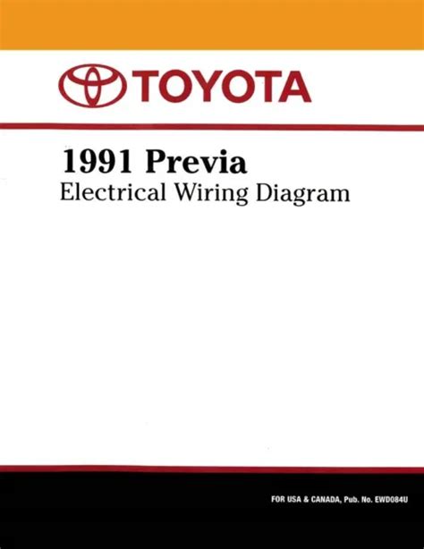 Full Download 1991 Toyota Previa Wiring Diagrams 