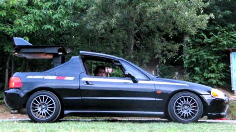 1992 HONDA CR-X del sol ad - YouTube