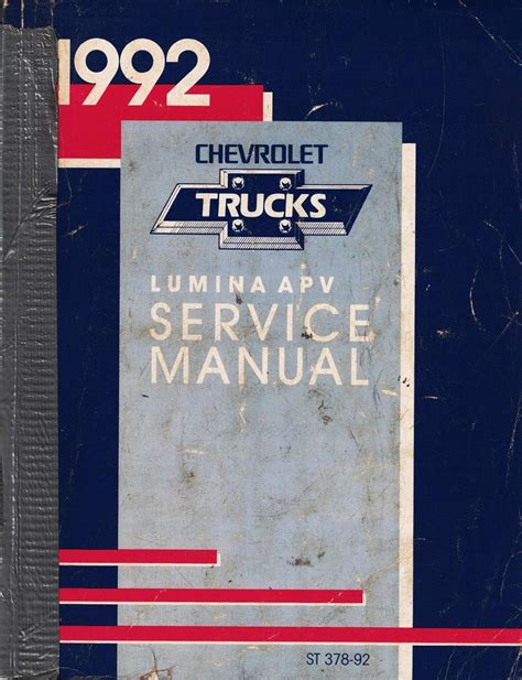 1992 chevy lumina apv minivan repair shop manual original. - Introduzione al manuale di soluzioni di meccatronica e sistemi di misura.