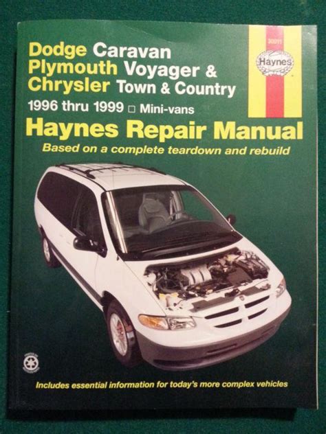 1992 chrysler as town country dodge caravan voyager service manual repair repair. - La france prépare mal l'avenir de sa jeunesse.