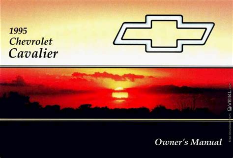 1993 1995 chevrolet cavalier owners manual. - Suzuki jimny repair manual free download.