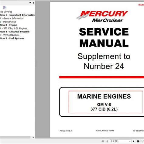 1993 1997 mercruiser service manual v8 305 5 0l 350 5 7l. - John deere 550j lgp parts manual.
