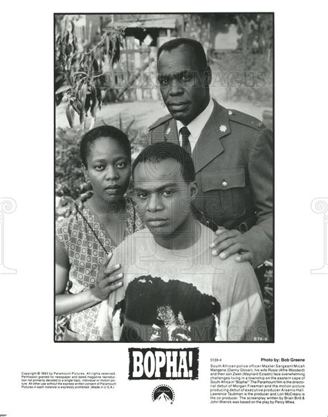 1993 Press Photo Danny Glover, Alfre Woodard,Maynard Eziashi star …