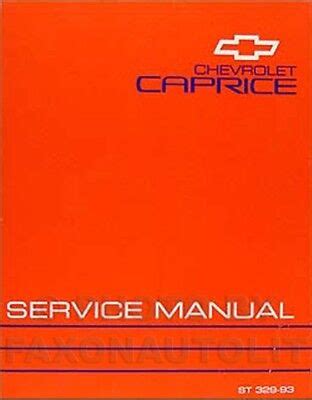 1993 chevy caprice classic repair shop manual original. - Homenaje a la academia de san carlos en su bicentenario.