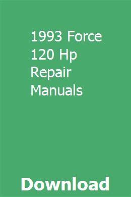 1993 force 120 hp repair manual. - Dungeons and dragons forgotten realms monster manual.