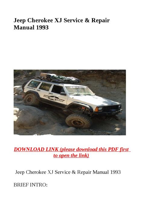 1993 jeep cherokee xj service repair manual. - Samsung ammirare la guida per l'utente.