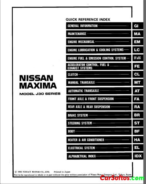 1993 maxima j30 service and repair manual. - Caminos equívocos de las relaciones públicas.