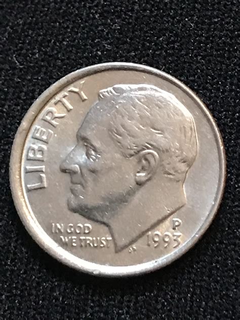 1993 p dime errors. The 1967 No Mint Mark Roosevelt dime (also called the 1967-P Roosevelt dime) is worth $0.10 in extremely fine (XF-40) and about uncirculated (AU-50) condition. This ten-cent coin is slightly more valuable in uncirculated (mint state) condition, with MS-60 1967 Roosevelt dimes having an estimated value of $0.15. 