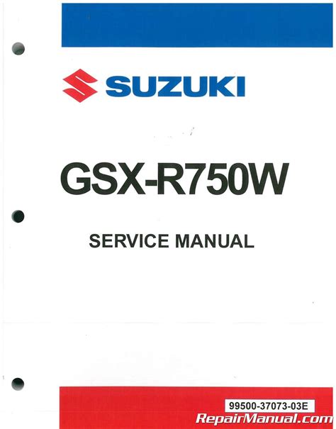 Read 1993 1995 Suzuki Gsxr 750 Motorcycle Service Manual 