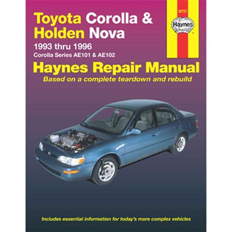 Read 1993 Toyota Corolla Repair Manual 