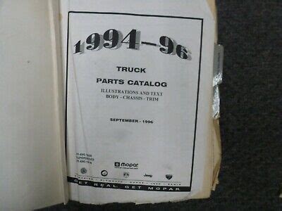 1994 1996 dodge truck car parts catalog manual 1994 1995 1996. - Mitsubishi k15 k21 k25 gasoline engine forklift trucks workshop service repair manual.