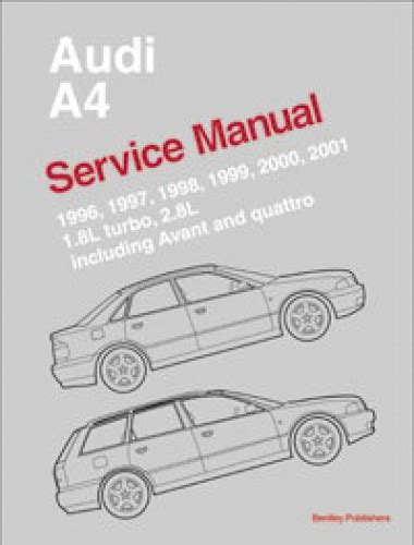 1994 2001 audi a4 avant a4 b5 workshop repair service manual best 250mb. - Opel astra h z18xe workshop manual.