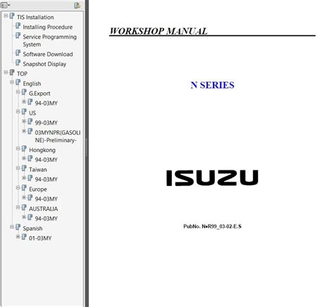 1994 2015 isuzu npr nkr nhr n series workshop repair manual. - Mariner 60 bigfoot 2 stroke manual.