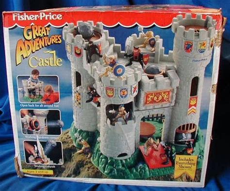 1994 Fisher Price Medieval Great Adventures Black Knight with