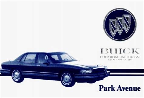 1994 buick park avenue owners manual. - The beginners guide to breyer collecting.