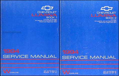 1994 chevrolet chevy lumina service manual supplement. - Can am renegade 500 workshop service repair manual download.