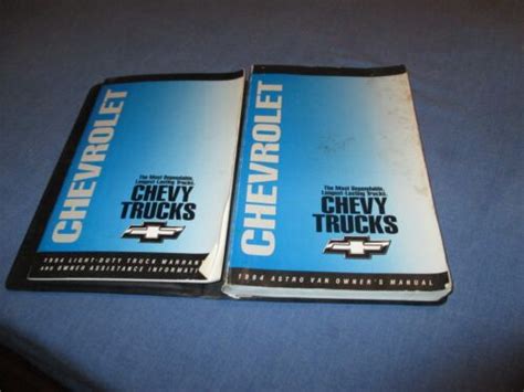 1994 chevy chevrolet astro van owners manual. - Manual de taller mazda demio gratis.