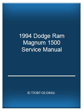 1994 dodge ram magnum 1500 service manual. - I martiri del lavoro, commedia in tre atti..