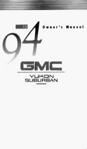 1994 gmc suburban owners manual 9677. - The dummies guide to monograms by sandra becker.