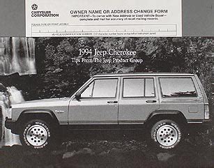 1994 jeep cherokee sport owner manual. - Hackers guide to visual foxpro 7 0.
