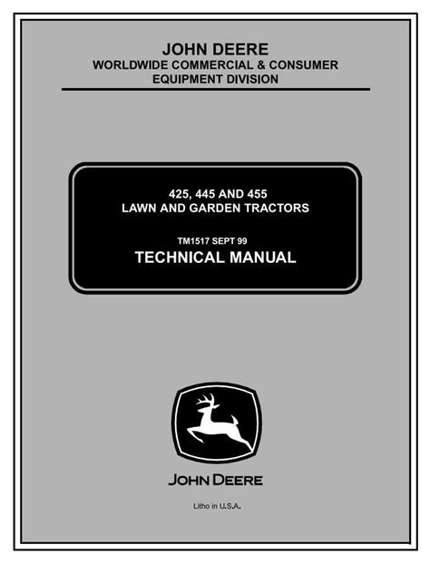 1994 john deere 425 service manual. - Manual de reparacion para la niveladora john deere 670ch.