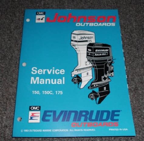 1994 johnson evinrude 150 150c 175 hp service manual. - E ton axl txl 50 90 service manual.
