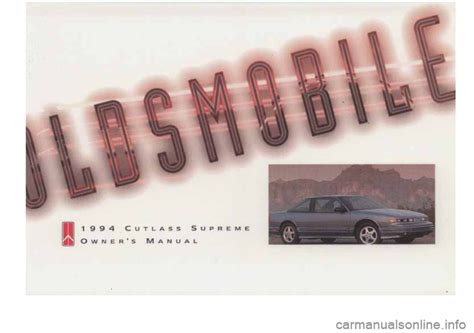1994 oldsmobile cutlass supreme service repair manual software. - Jvc video cassette recorder owners manual.