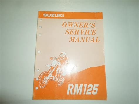 1994 suzuki rm125 owners service manual worn. - Whirlpool amw 510 ix manual download.