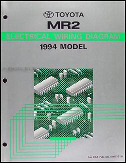 1994 toyota mr2 wiring diagram manual original. - Mtd 173 cc ohv engine repair manual.