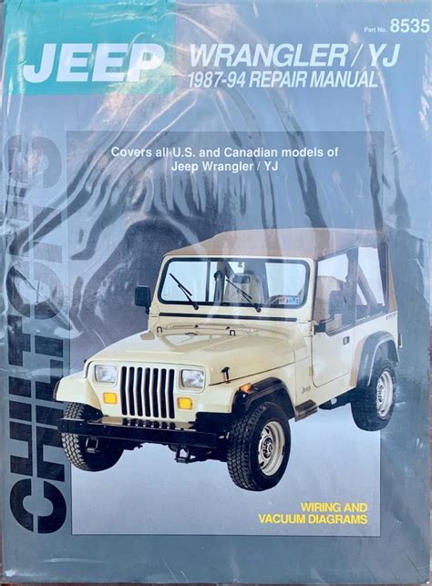 Full Download 1994 Jeep Wrangler Yj Owners Manual 