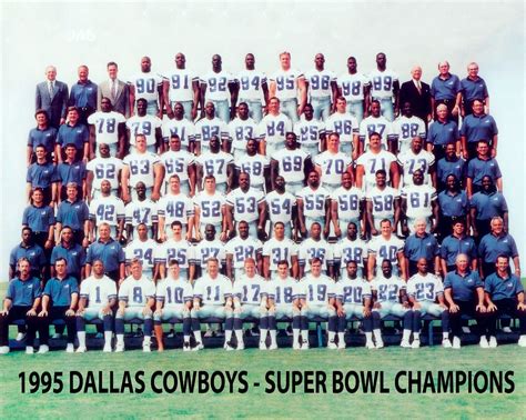 1995 Dallas Cowboys football Roster on StatsCrew.com