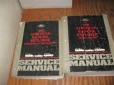 1995 ford aerostar ranger explorer repair shop manual set original. - Service manual case tractor th 7250.