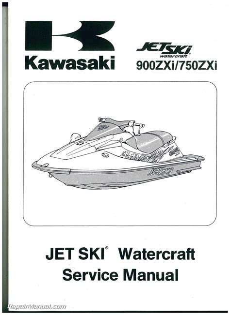 1995 kawasaki 750ss manuale di servizio di jet ski. - Qui se souvient de la mer.