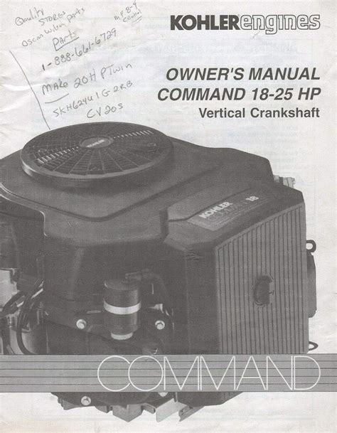 1995 kohler engines command 11 15hp horizontal crankshaft owners manual 101. - Panorama des cylindres et premiers disques pathé, chantés et parlés.