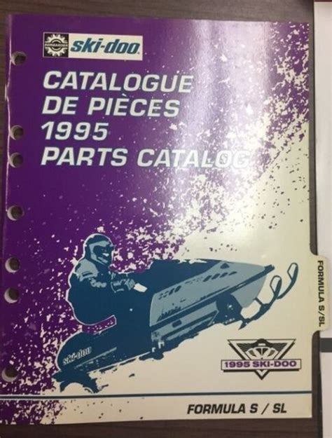 1995 ski doo formula s sl parts accessories catalog manual factory oem book. - Facts and fundamentals of japanese swords a collectors guide.
