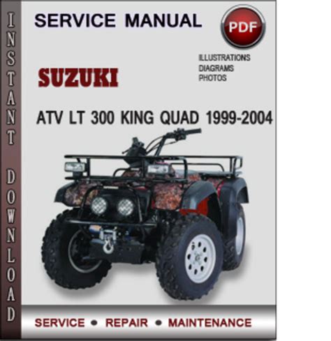 1995 suzuki king quad 300 repair manual. - 2002 2007 suzuki vinson 500 lt a500f service repair manual.