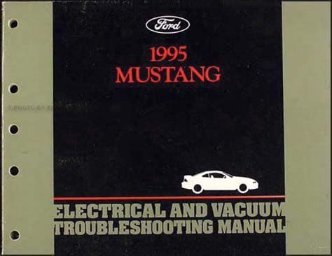 Read 1995 Ford Mustang Electrical Vacuum Troubleshooting Manual Original 