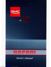 Full Download 1995 Gmc Safari Manual 